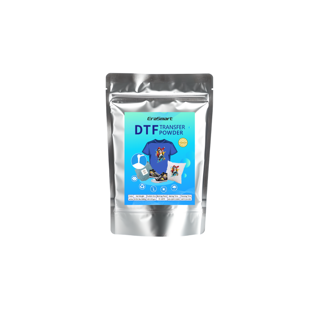 EraSmart 1000g/35.3oz White DTF Transfer Powder Fine Particle