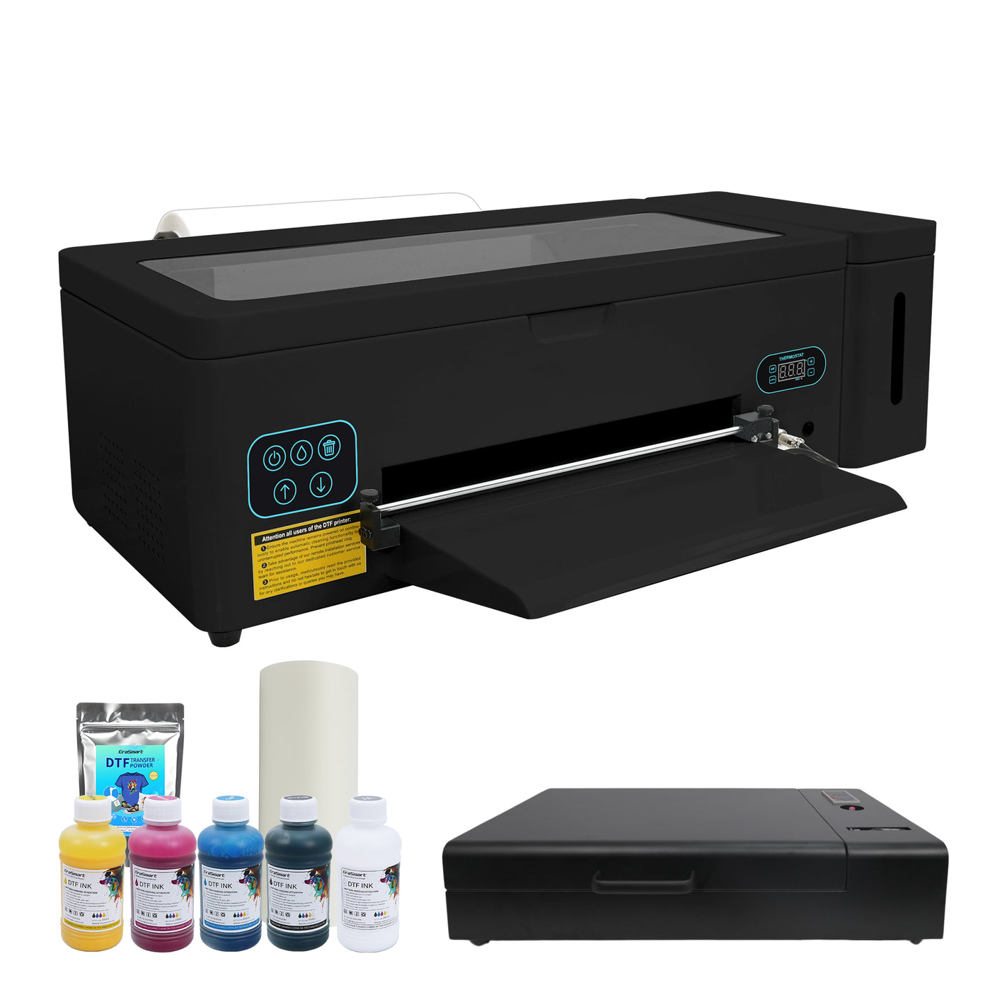 EraSmart A3 DTF Printer Set with 1390 Printhead Black