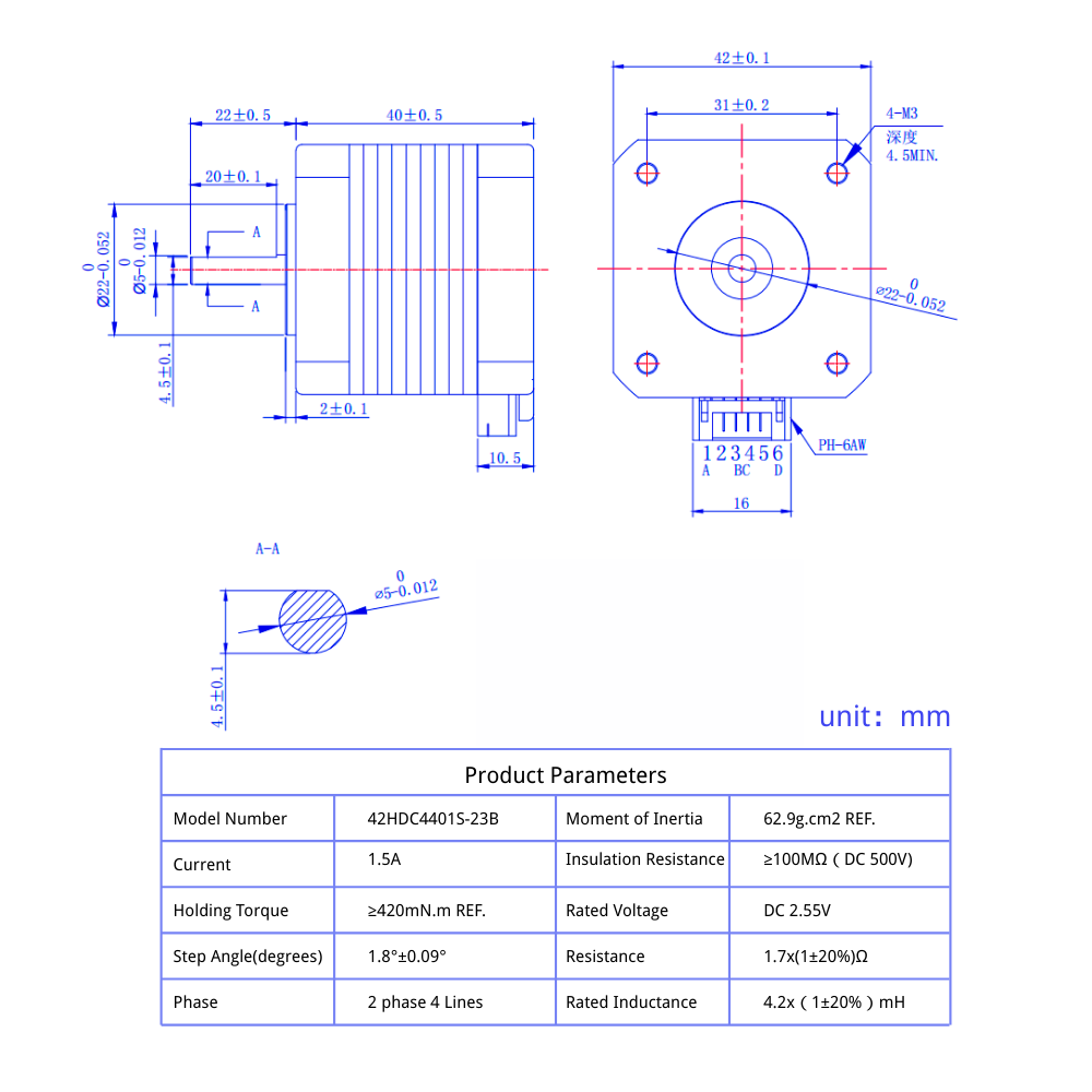 EraSmart 42 Stepper Motor For DTF Printer UV Printer