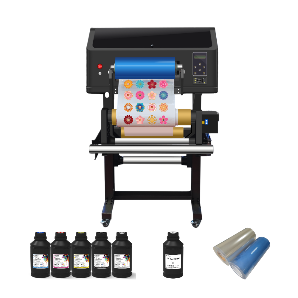 13.7 inch All in One A3 UV DTF Printer AB Film Sticker Printer with Laminator