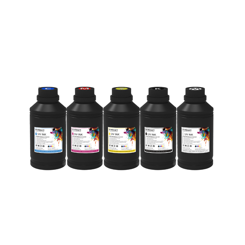 500ml UV Printer CMYKW One Set