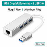 EraSmart 100Mbps USB to Gigabit Ethernet Adapter for Laptops