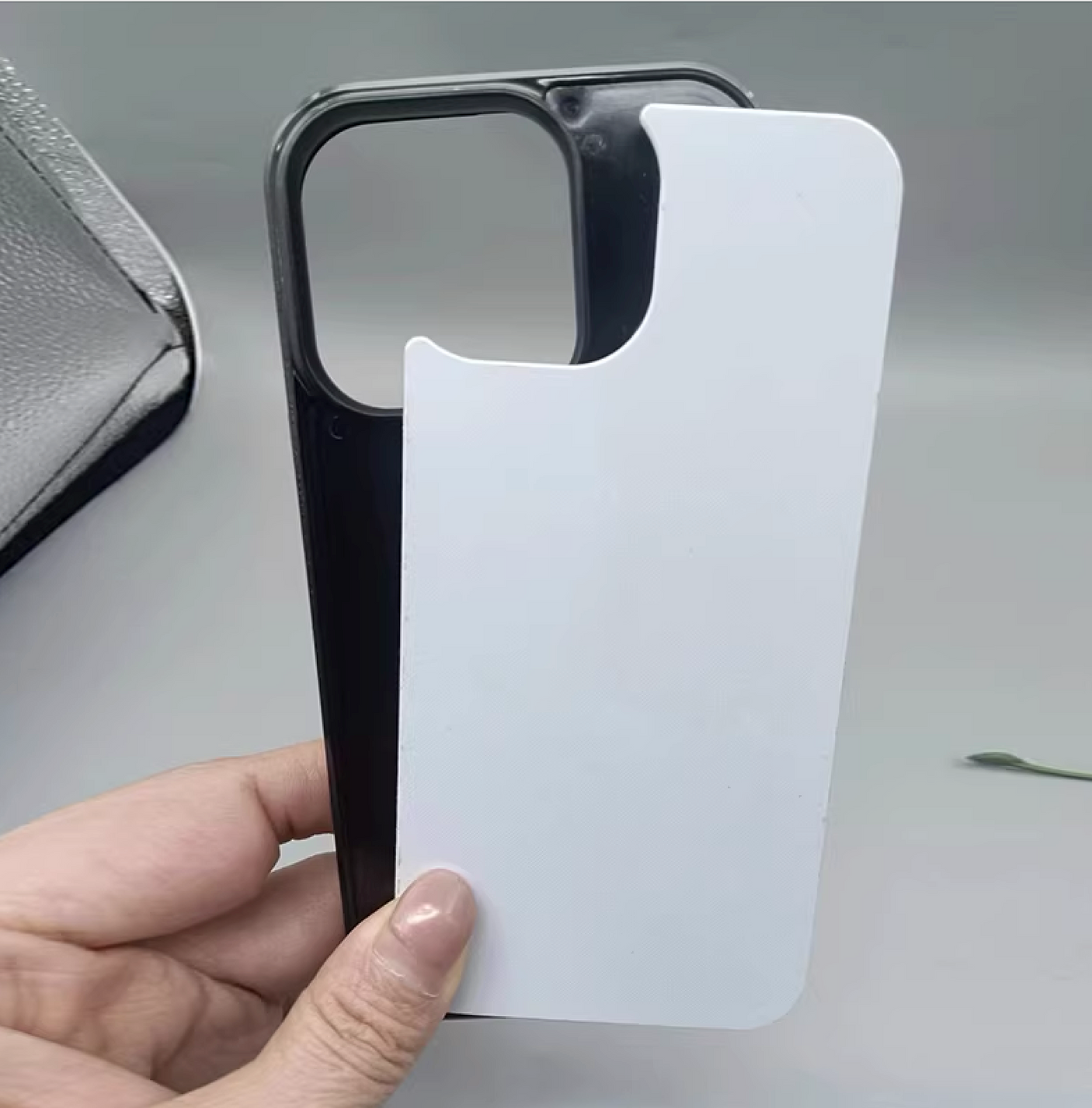 EraSmart 10PCS Thickened Anti-slip Printable 2-in-1 Blank Phone Case For Iphone